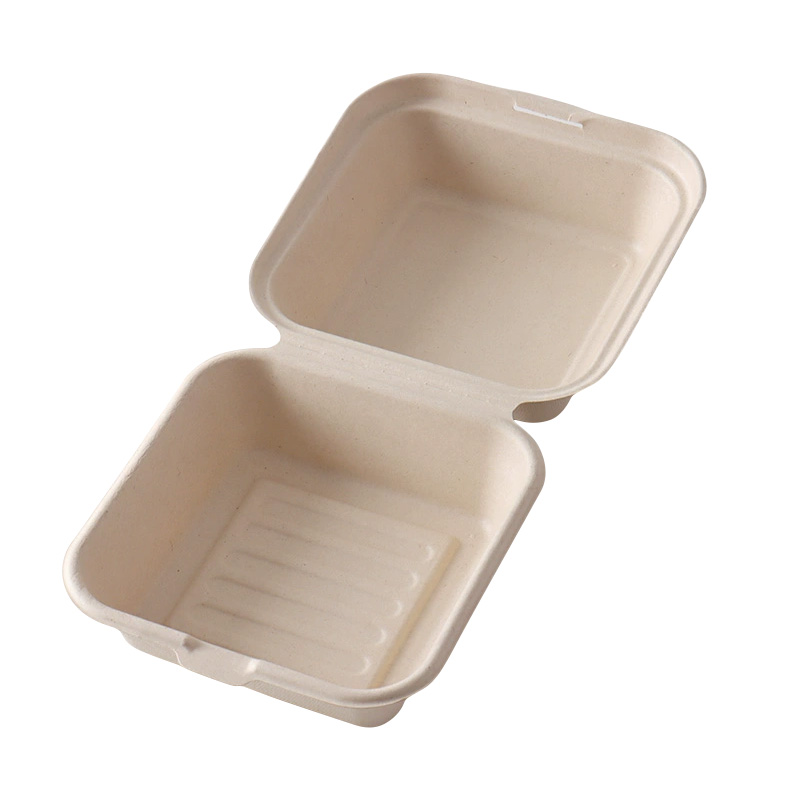 Sugarcane Pulp Burger Box