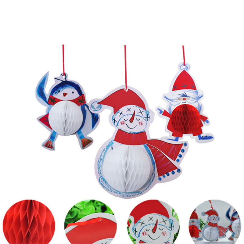 Paper Snowman Table Decor