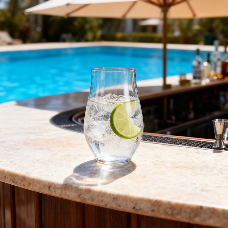 Personalized Stemless Red Wine Glass