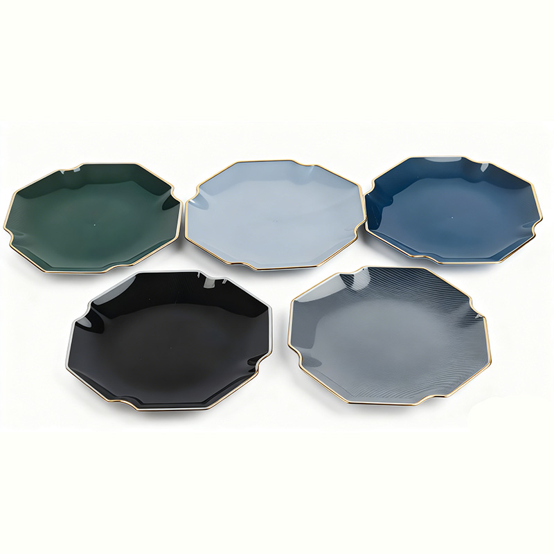 Disposable Octagon Salad Plates