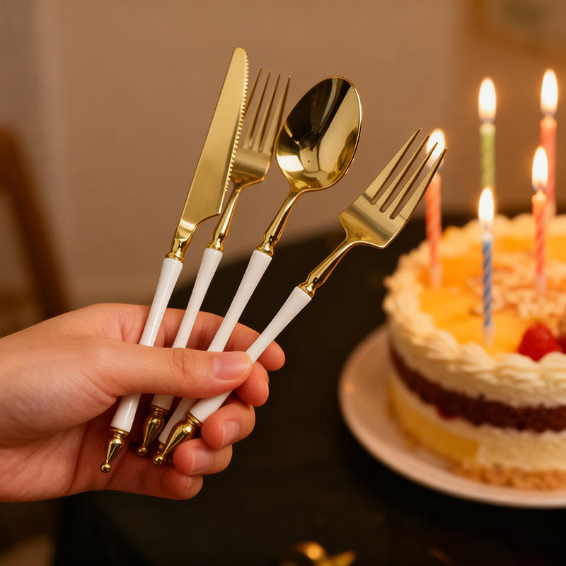 Plastic Knife Fork Spoon