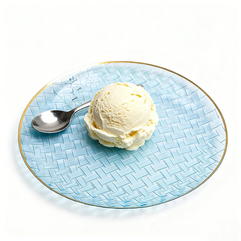 Plastic Gold Rim Plate