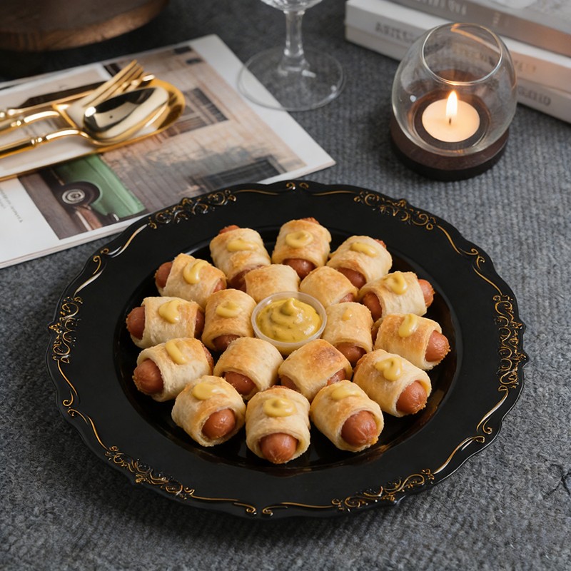 decorative disposable plates