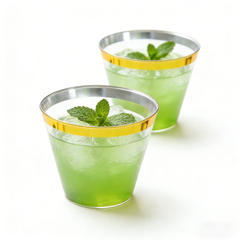 Disposable Plastic Clear Glass